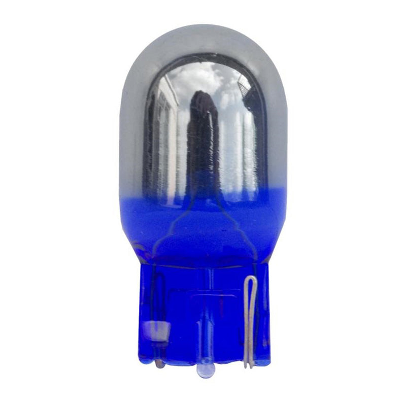 Simoni Racing, T20 (Single) Halogen Leuchtmittel - Chrom Head - 12V/21W - SuperWeiß - Einzelstück, Blau, Chrom
