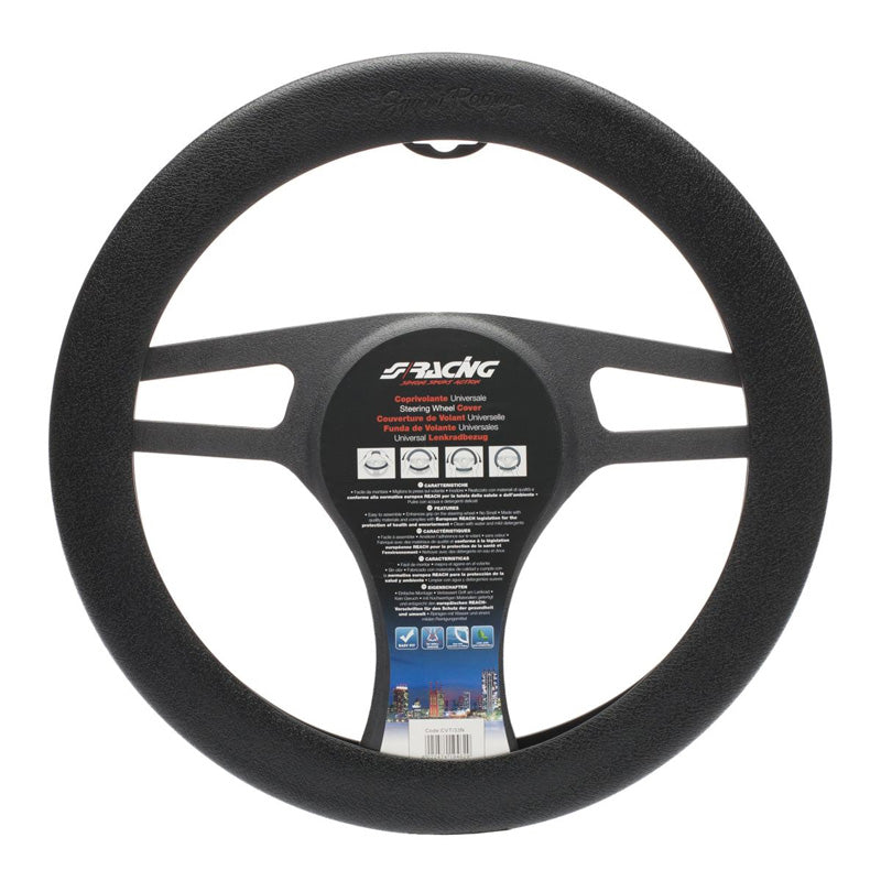 Simoni Racing, Lenkradbezug Soft Sil - Schwarz Silikon - 35-40cm, Silikone