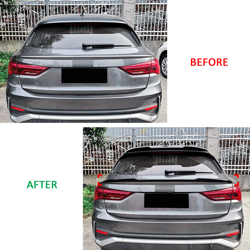 AutoStyle, Bagspoiler, Blank sort, passer til Audi Q3 (F3N) Sportback (2019-2025)