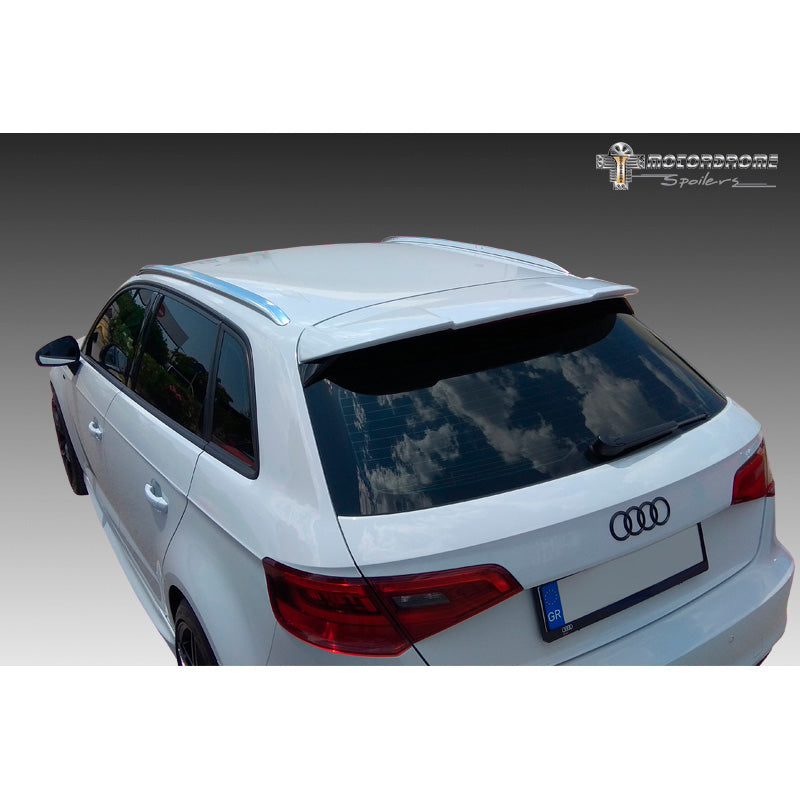 Motordrome, Dachspoiler passend für Audi A3 (8V) Sportback 2012-2020 (PU), PU-Rim, Unlackiert