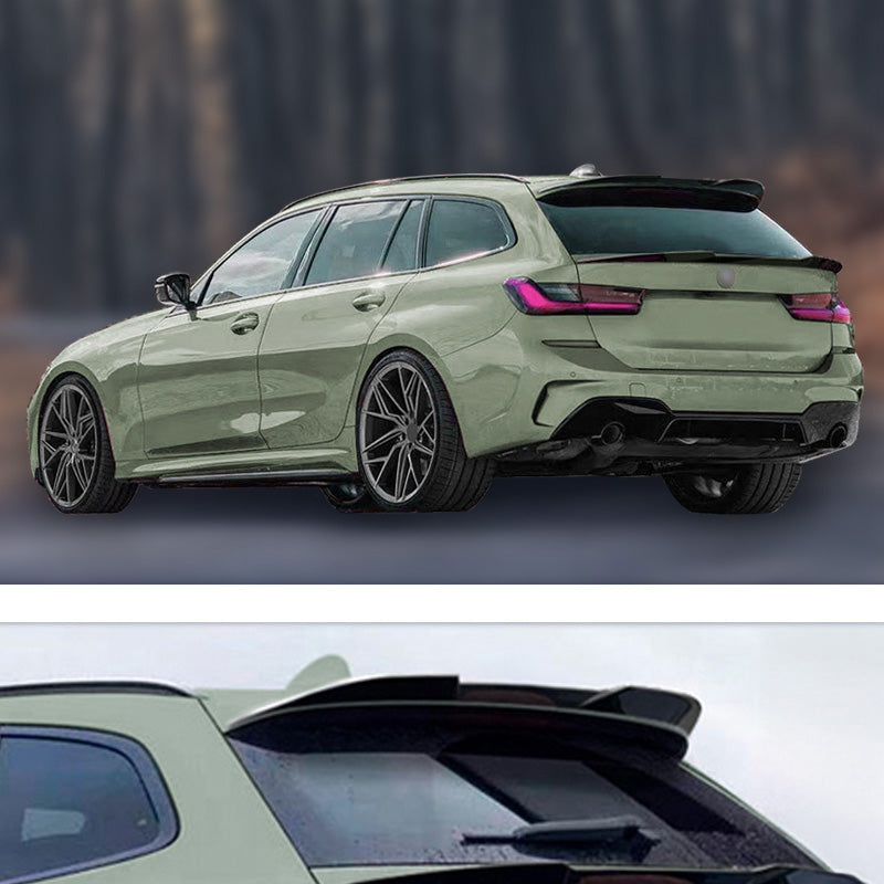 AutoStyle, Tagspoiler, Glans Sort, Passer til BMW 3-Series G21 Touring 2019-, ABS