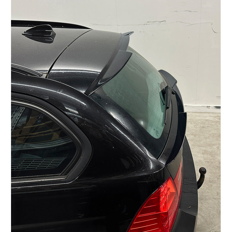 AutoStyle, Bagkofanger Spoiler, Lav Mid, BMW 3-Series E91 Touring 2005-2012, Glossy Sort