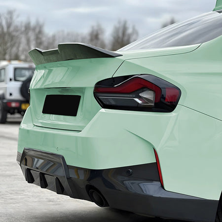 AutoStyle, Bagspoiler, Blank sort, passer til BMW 2-Serie G42/G87 Coupé (2021-)