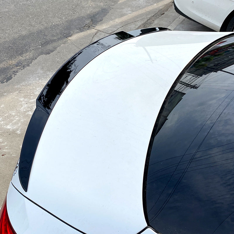 AutoStyle, Bagspoiler, Blank Sort, passer til Mercedes C-Class W205 Sedan (2014-2021)