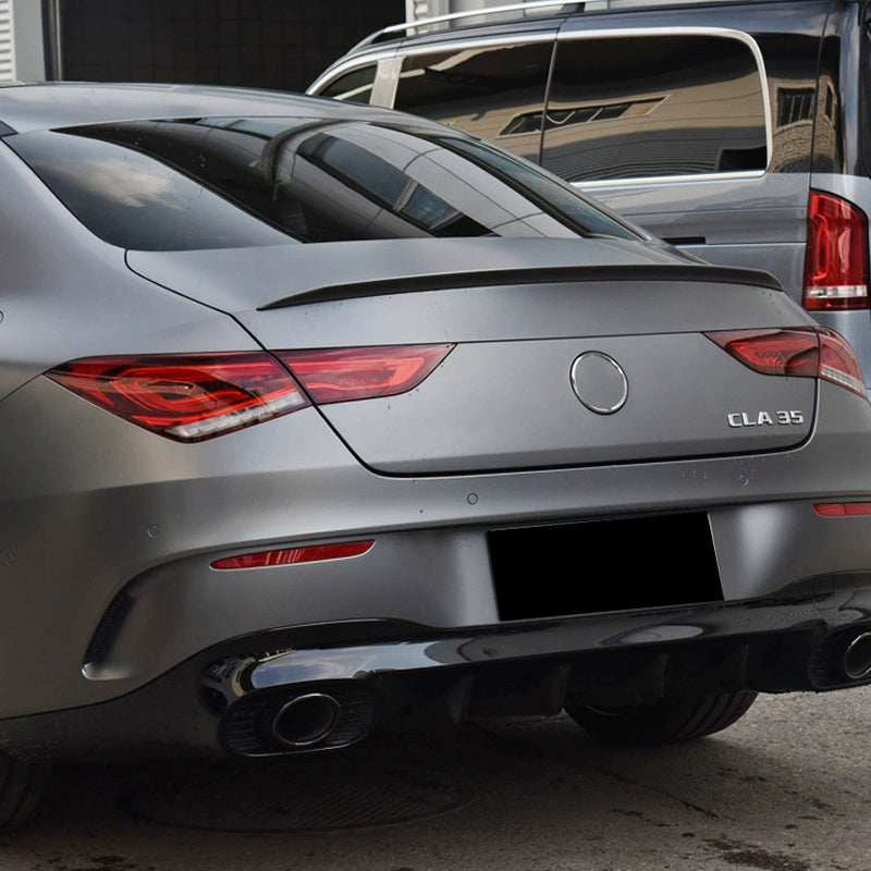 AutoStyle, Bagspoiler, Glossy Black, passer til Mercedes CLA C118 Coupe (2019-2025)