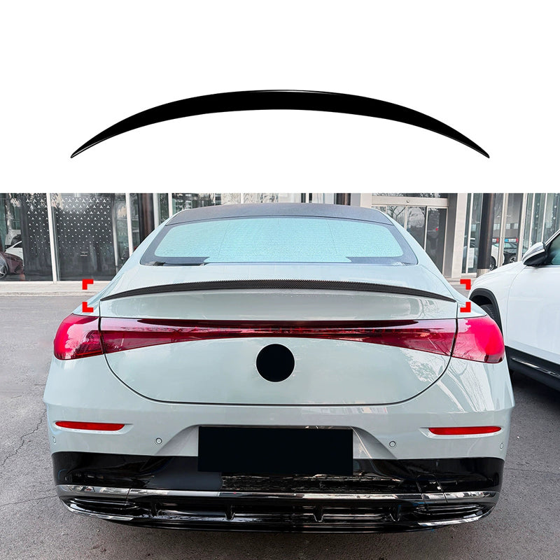 AutoStyle, Bagspoiler, ABS Blank Sort, passer til Mercedes CLA C174/C178 Coupe (2025-)