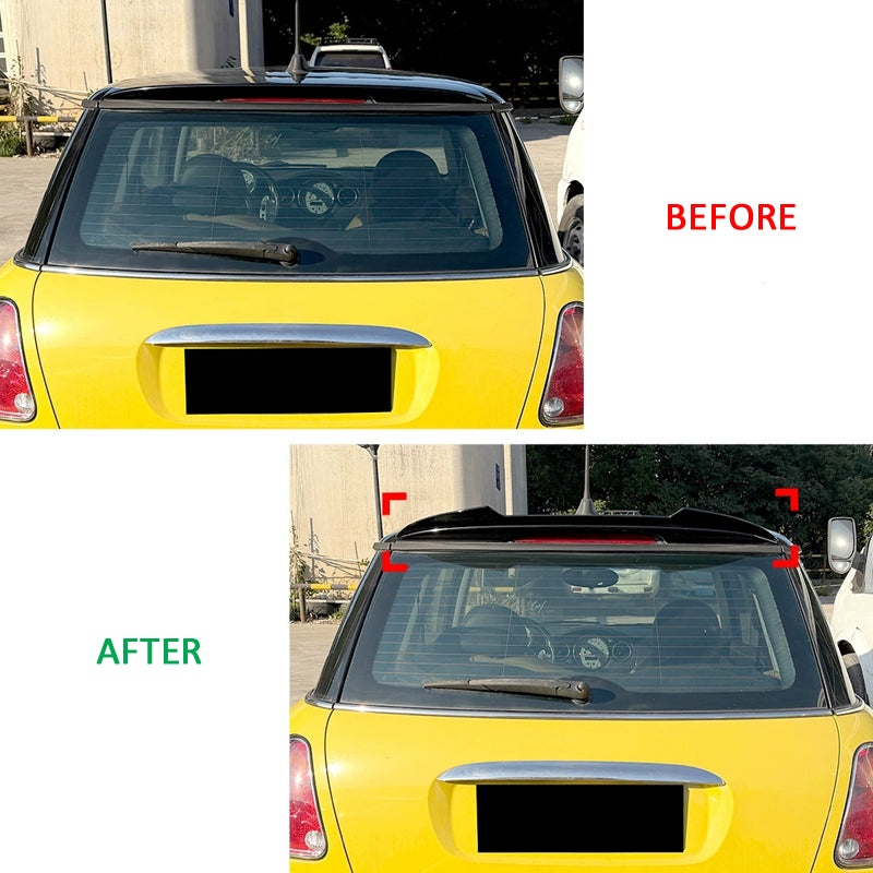 AutoStyle, Tagspoiler, Glossy Black, passer til Mini One/Cooper R50/R53 (2001-2006)