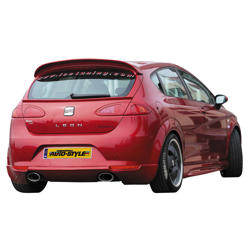 AutoStyle, Heckspoiler passend für Seat Leon 1P 2005-2009, PU-Rim, Unlackiert