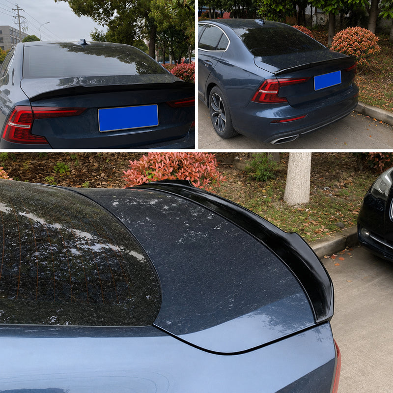 AutoStyle, Bagspoiler, Blank sort, passer til Volvo S60 III (2019-)