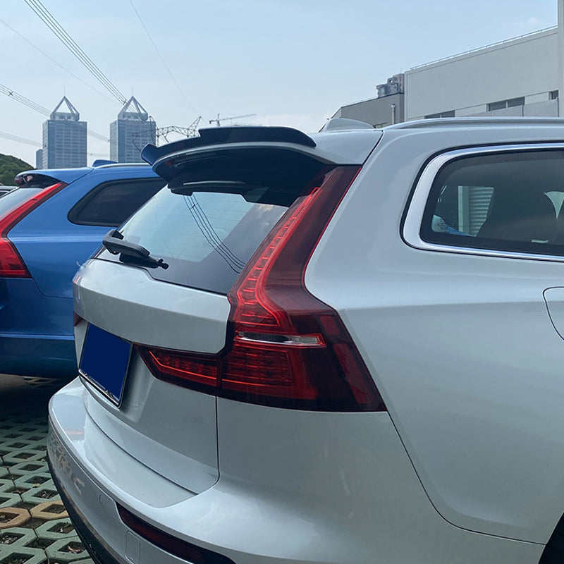 AutoStyle, Tagspoiler, ABS Glossy Black, passer til Volvo V60 II R-Design (2018-), inkl. Cross Country