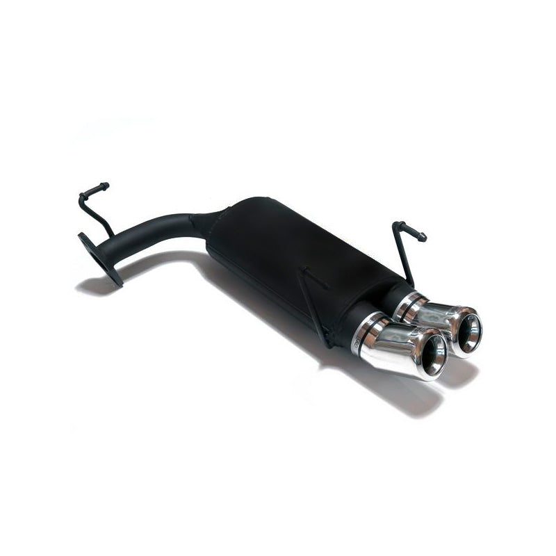 Ulter Sport, Sportauspuff passend für Toyota Corolla E10 HB 1.3i 55/65kW/1.6i 84kW 1992-1997 2x 80mm, Stahl, Schwarz