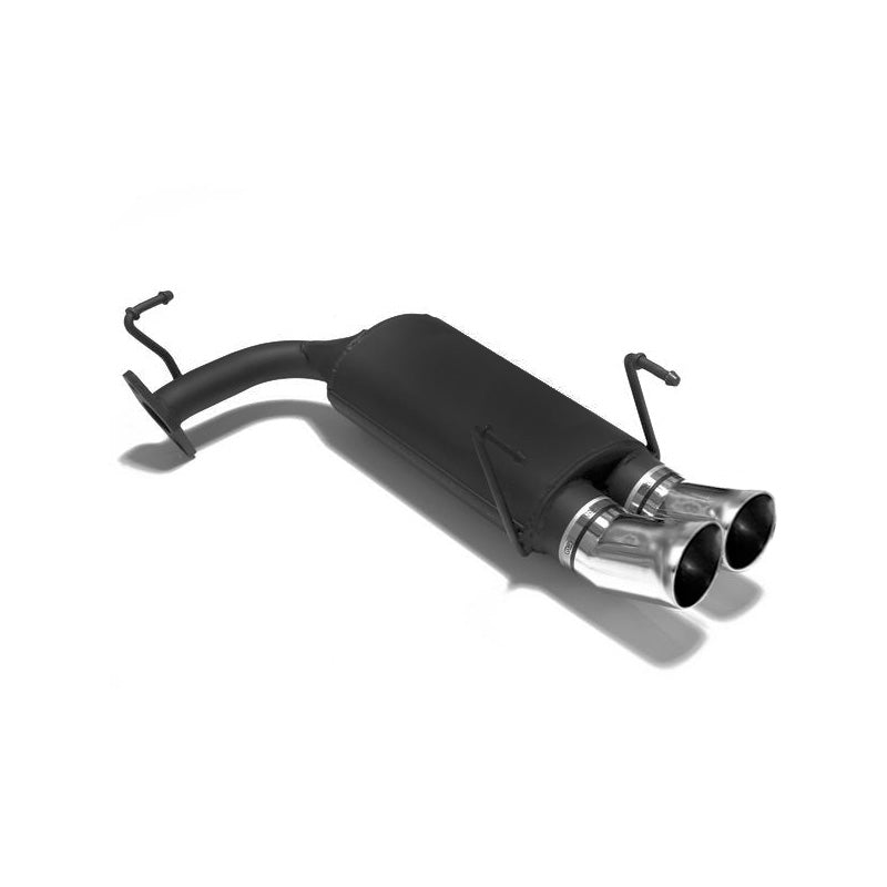 Ulter Sport, Sportauspuff passend für Toyota Corolla E10 HB 1.3i 55/65kW/1.6i 84kW 1992-1997 2x 80mm DTM, Stahl, Schwarz