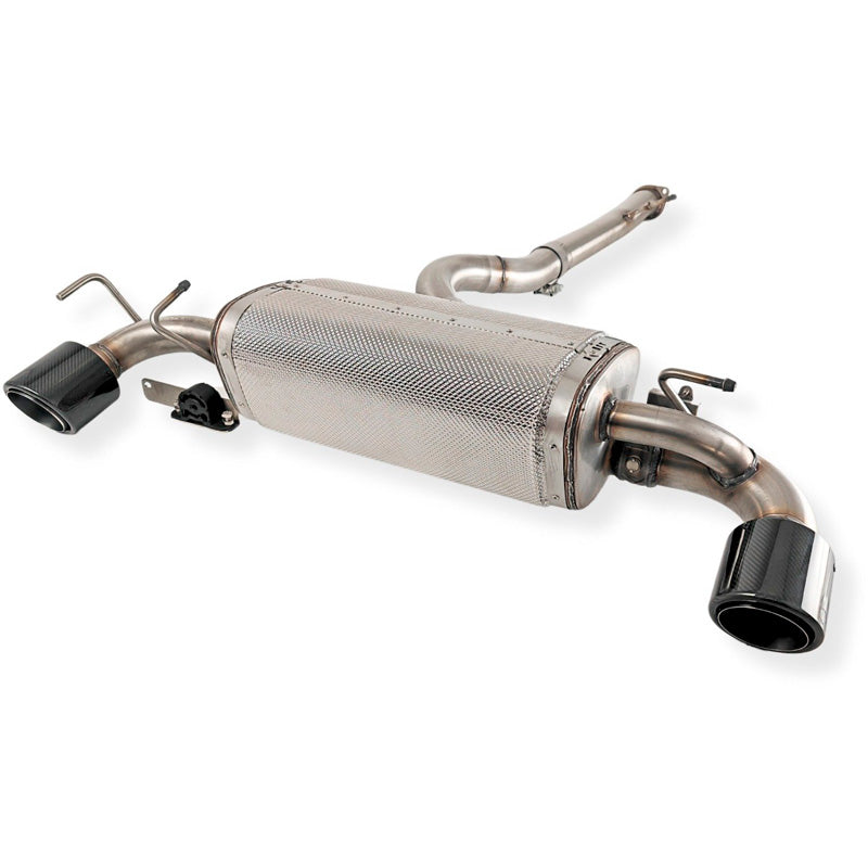 Ulter Sport Double stainless steel sport exhaust suitable for Toyota GR Yaris Mk1 2020-2024 192kW 2x100mm Carbon