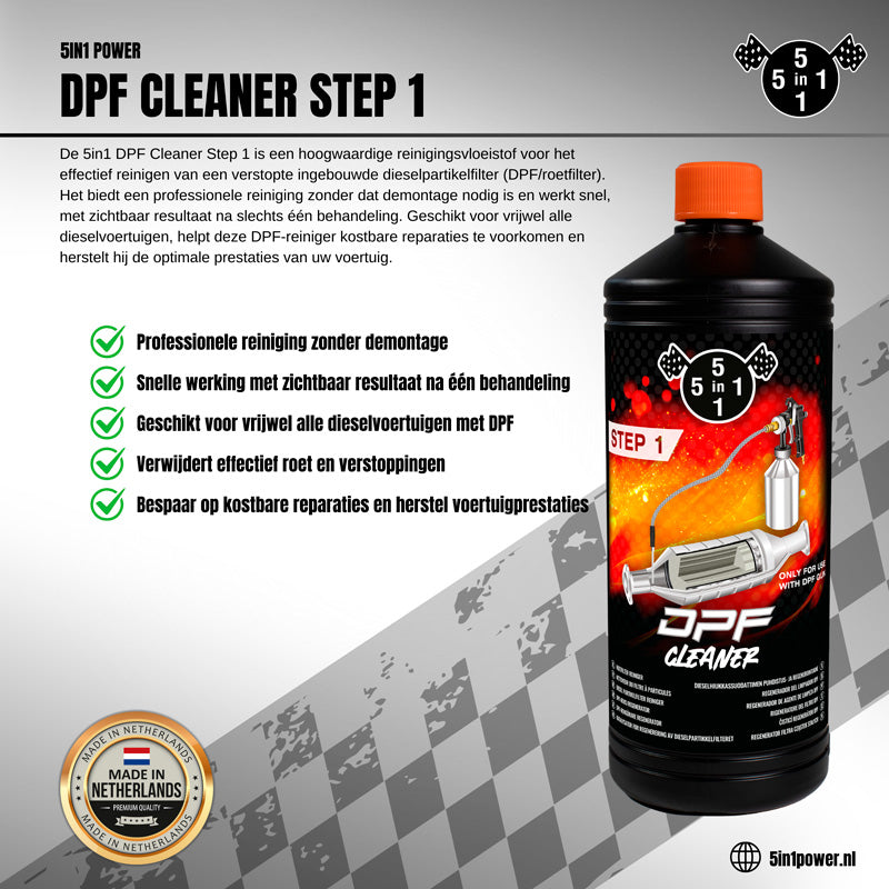 5in1, DPF Cleaner step 1, 1000ml
